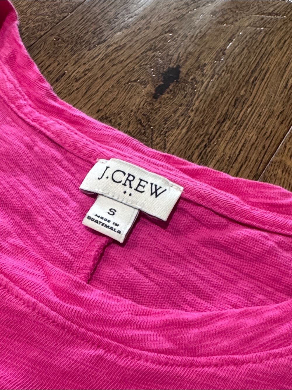 J. Crew Bright Hot Pink Sleeveless Shift Dress Sz S - Picture 2 of 3